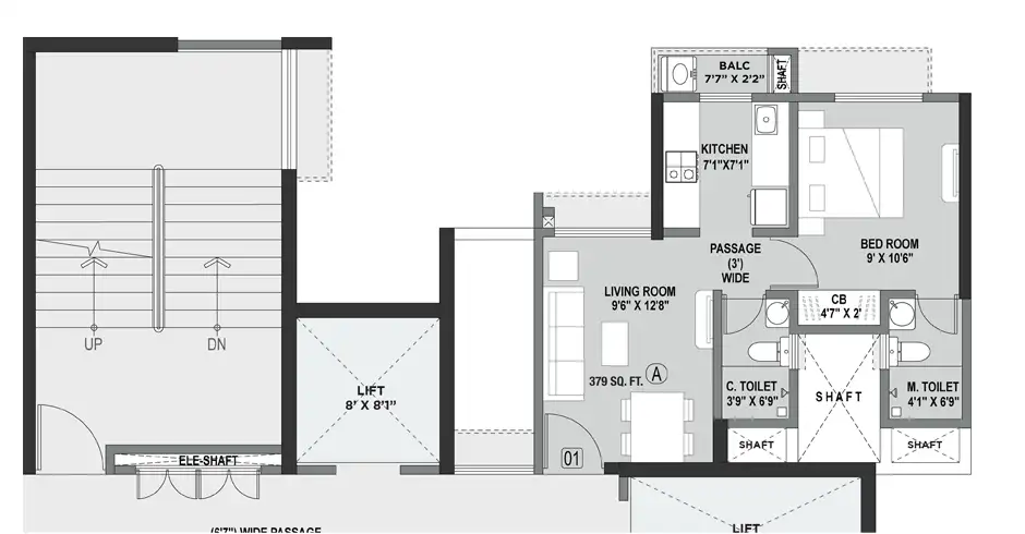 Ajmera Lake Town Floor Plans
